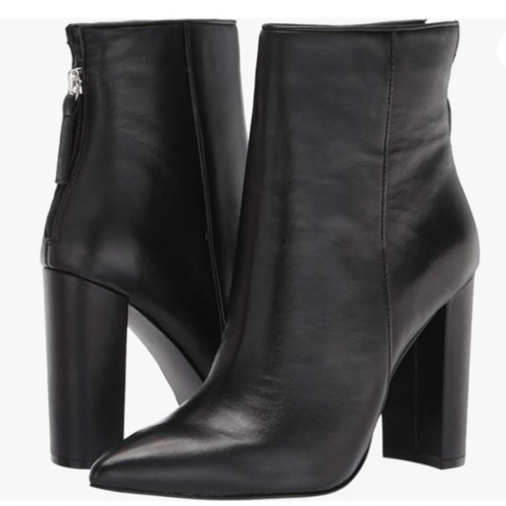 Steve Madden Tristan Leather Boot in Black Size 7 - Picture 6 of 6